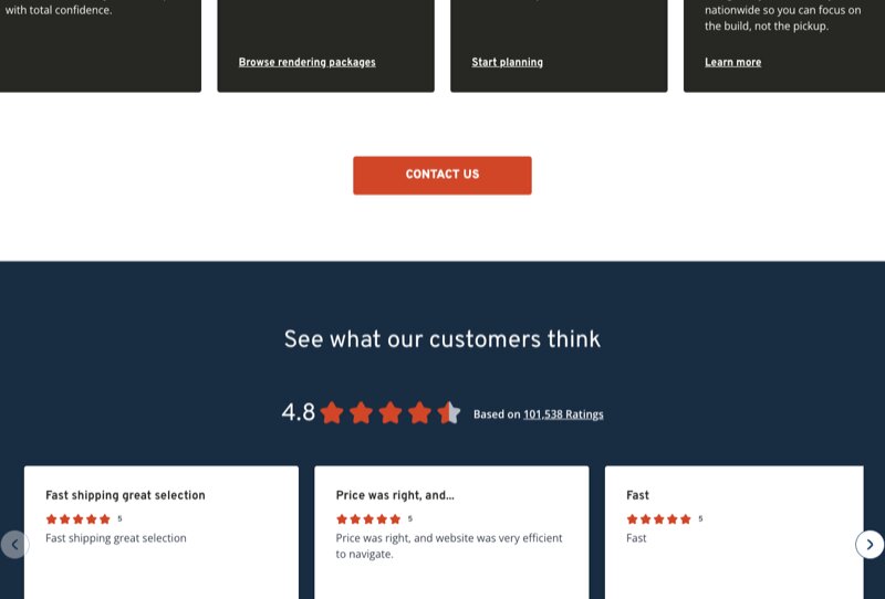 DecksDirect homepage